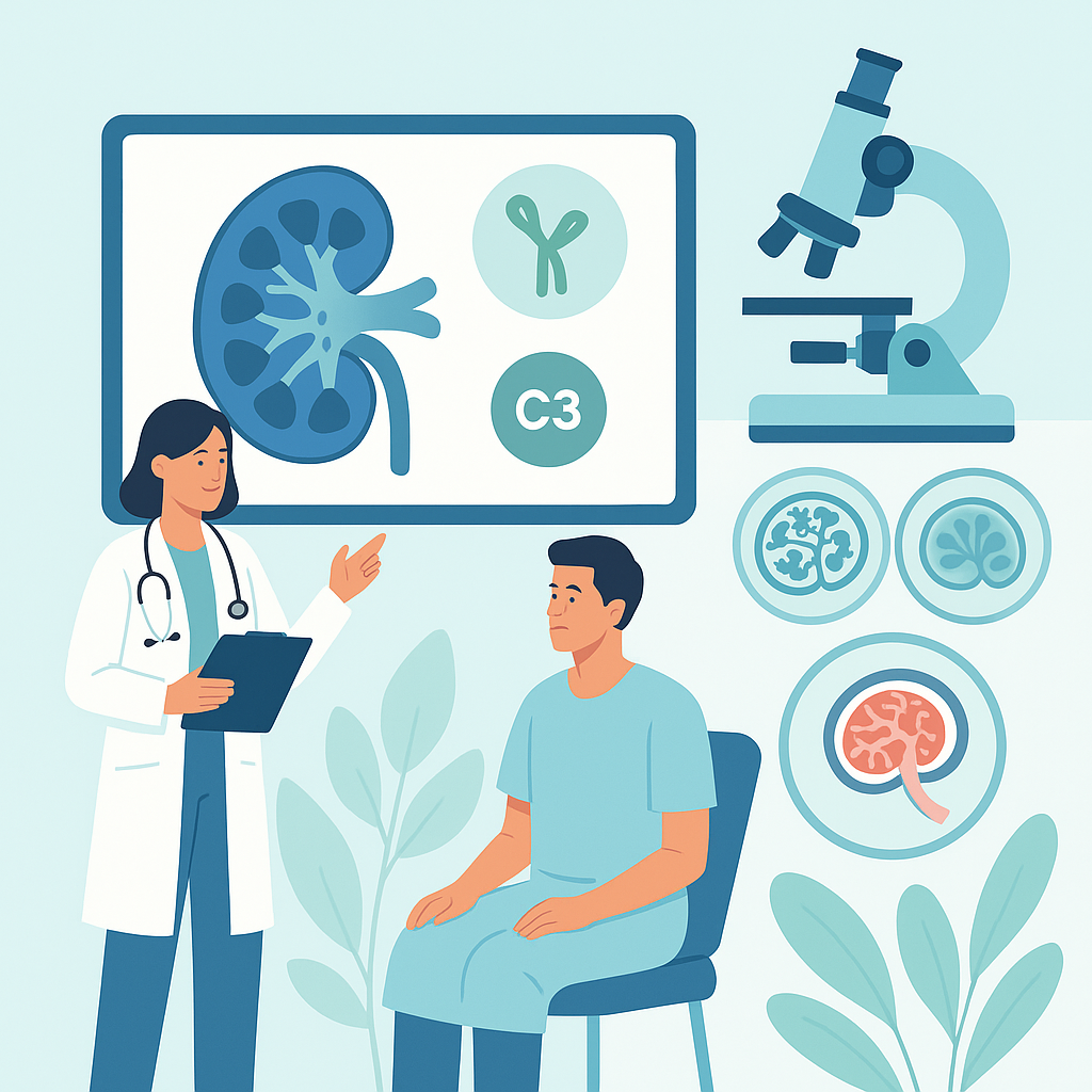 Illustration medicale - Actualités dans la néphropathie à Immunoglobuline A