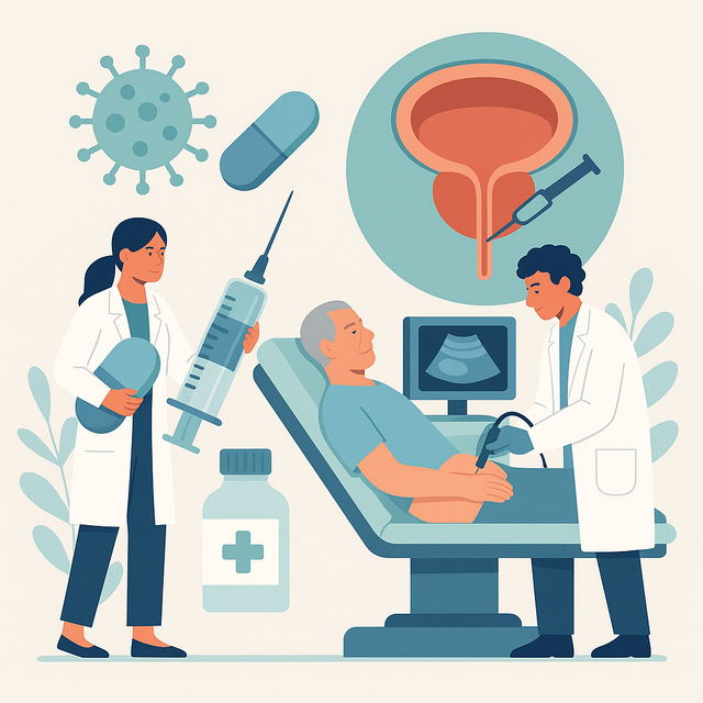 Antibioprophylaxie et biopsies de la prostate