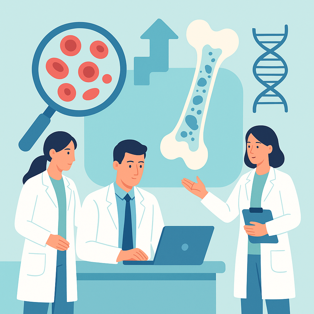 Illustration medicale - Avancées dans la prise en charge des syndromes myéloprolifératifs chroniques