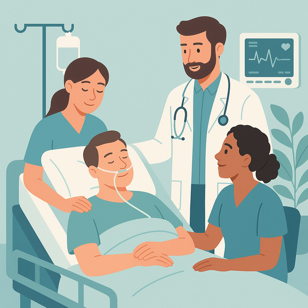 Illustration medicale - Bien vivre la Réanimation