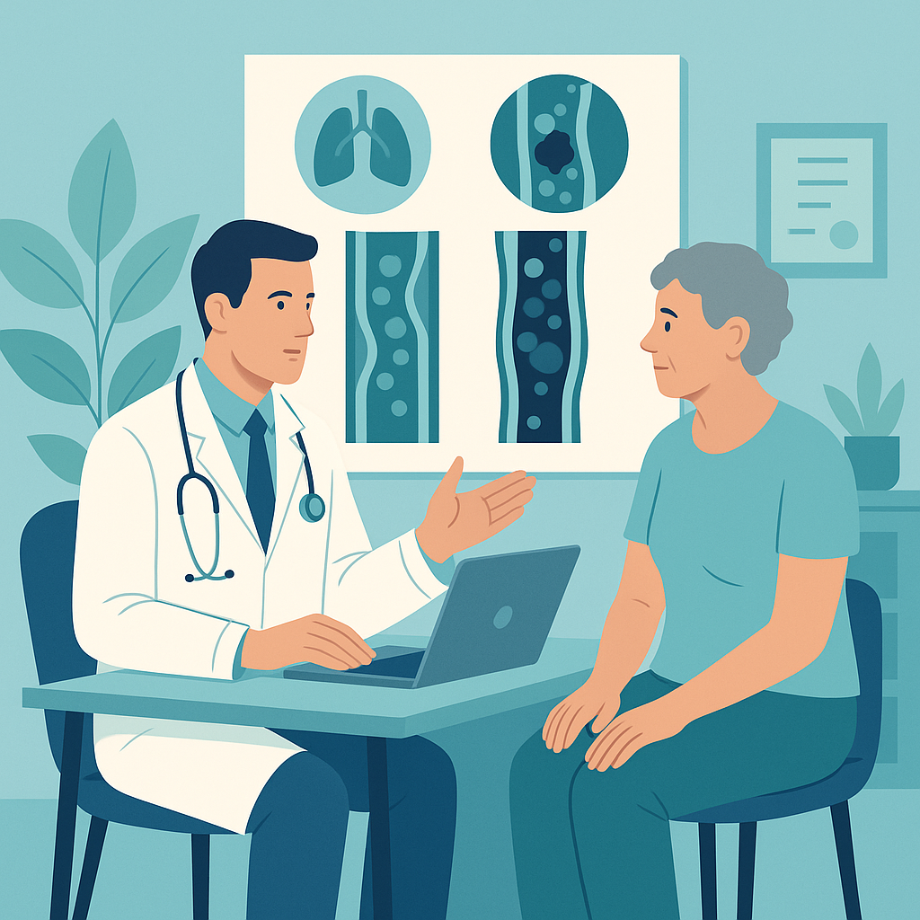 Illustration medicale - Bonnes pratiques pour la prise en charge de la maladie veineuse thrombo-embolique - Entretien avec Olivier Sanchez