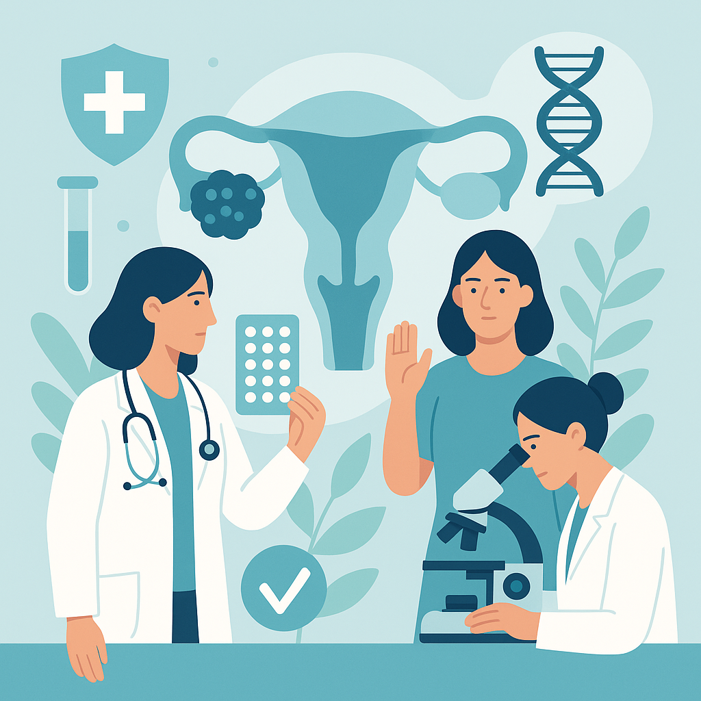 Illustration medicale - Cancer de l'ovaire : stratégies, nouvelles solutions