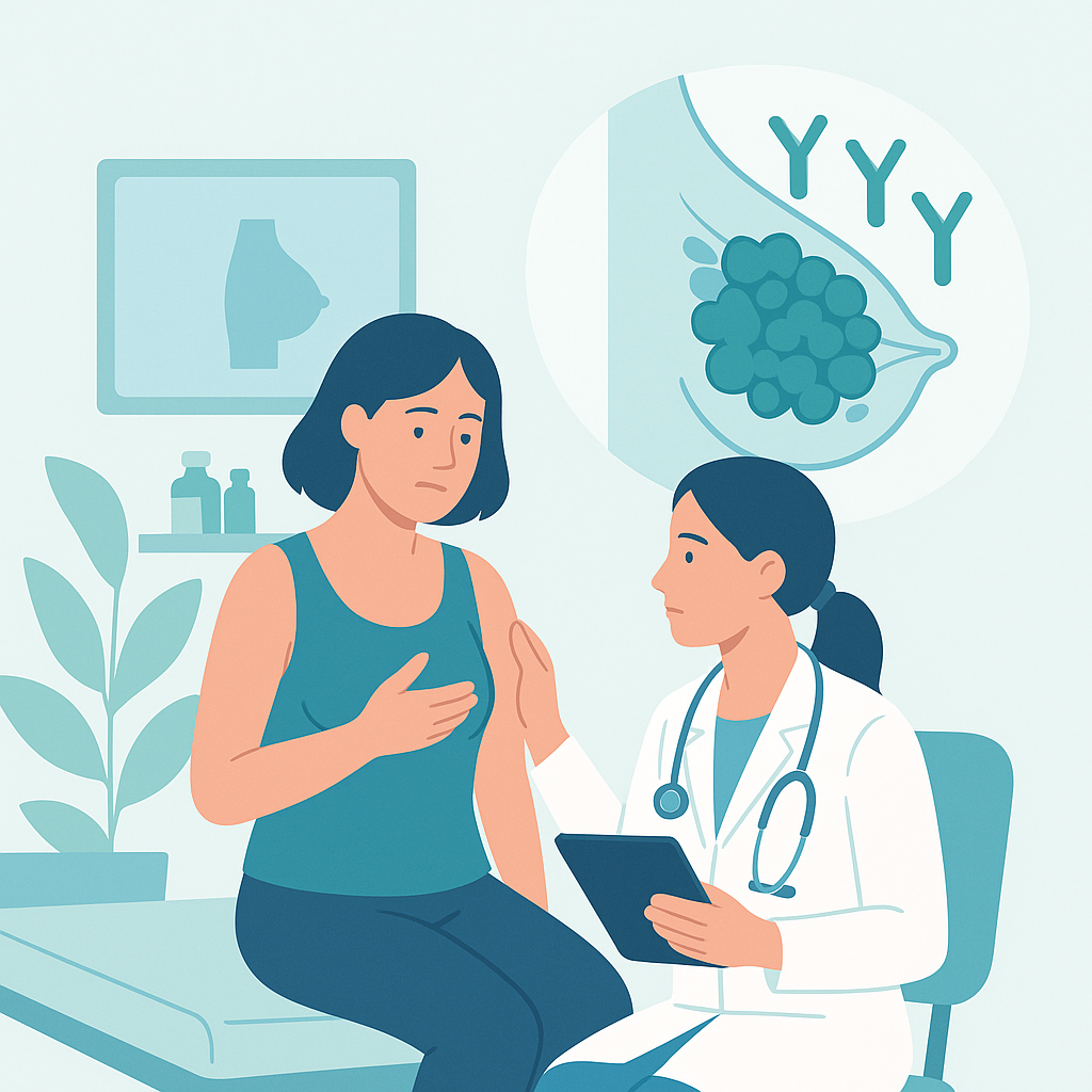 Illustration medicale - Cancers du sein HER2-positifs