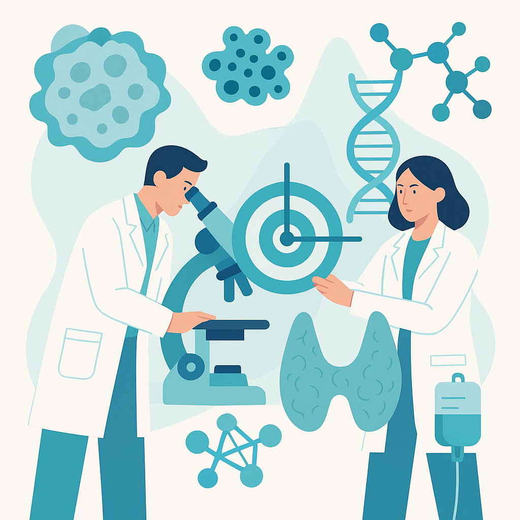 Illustration medicale - Cancers endocriniens et neuroendocriniens : la révolution des thérapies ciblées ?