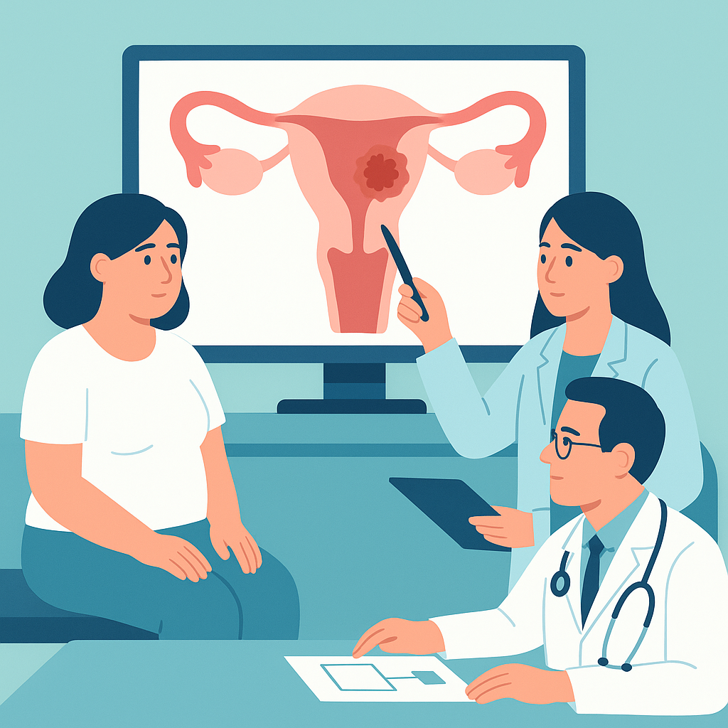 Illustration medicale - Carcinome de l'endomètre localisé : prise en charge en 2019