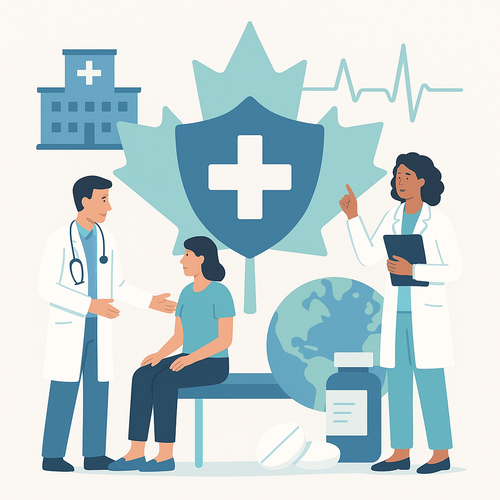 Illustration medicale - Comment le système de santé au Canada fonctionne-t-il ?