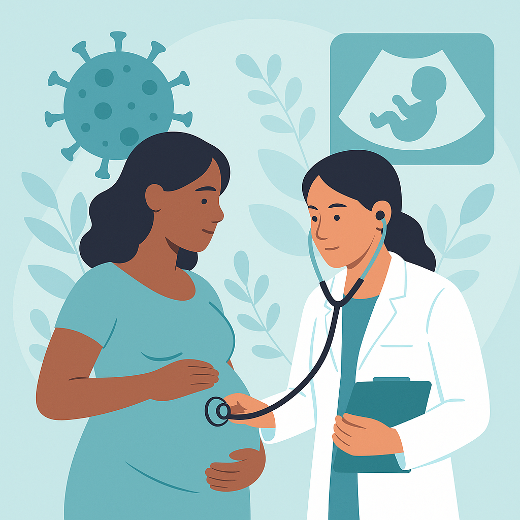 Illustration medicale - COVID-19 au cours de la grossesse : résultat en obstétrique deux ans après la pandémie.