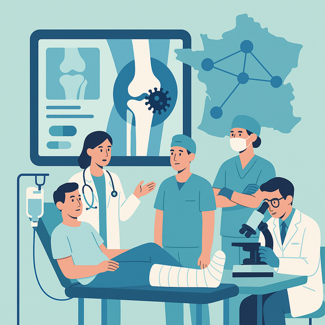 CRIOAC : Une organisation pluridisciplinaire originale avec un réseau national pour la prise en charge des infections ostéo-articulaires complexes en France