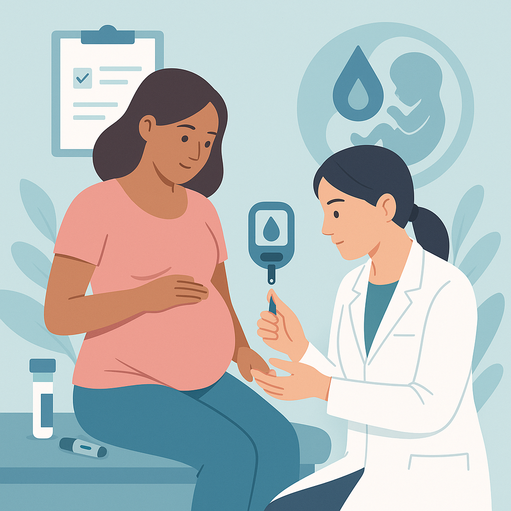 Illustration medicale - Diabète gestationnel : dépistage et diagnostic