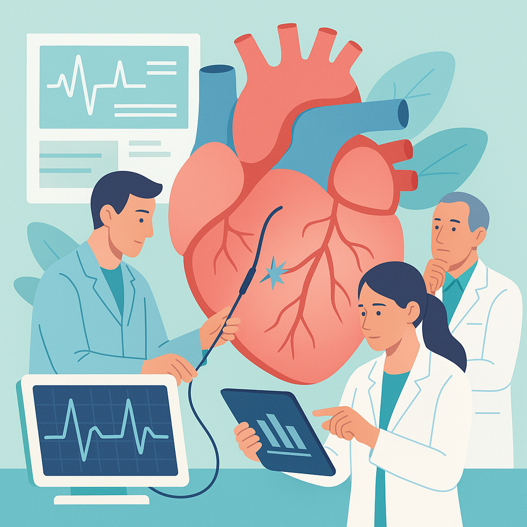 Illustration medicale - Données récentes dans l'ablation de la fibrillation atriale