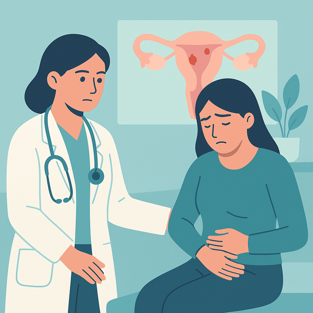 Illustration medicale - Endométriose : une pathologie affectant de 2 à 4 millions de Françaises