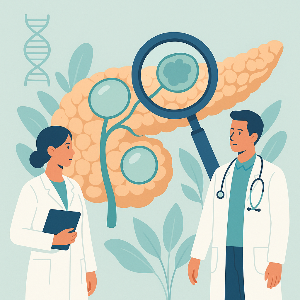 Illustration medicale - Etats précancéreux du pancréas