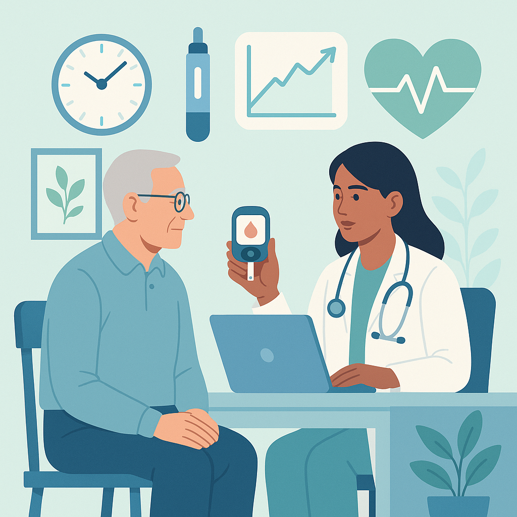 Illustration medicale - Etude JUBILE, caractéristiques et qualité de vie d'une cohorte française de diabétiques de type 1 de très longue durée (40, 50 ans et plus)...