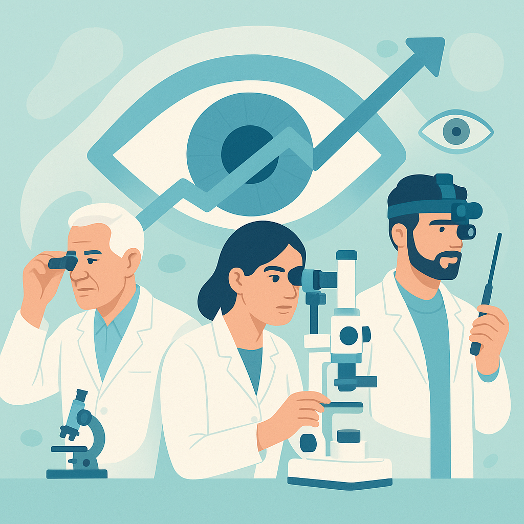 Illustration medicale - Evolution et révolutions en ophtalmologie