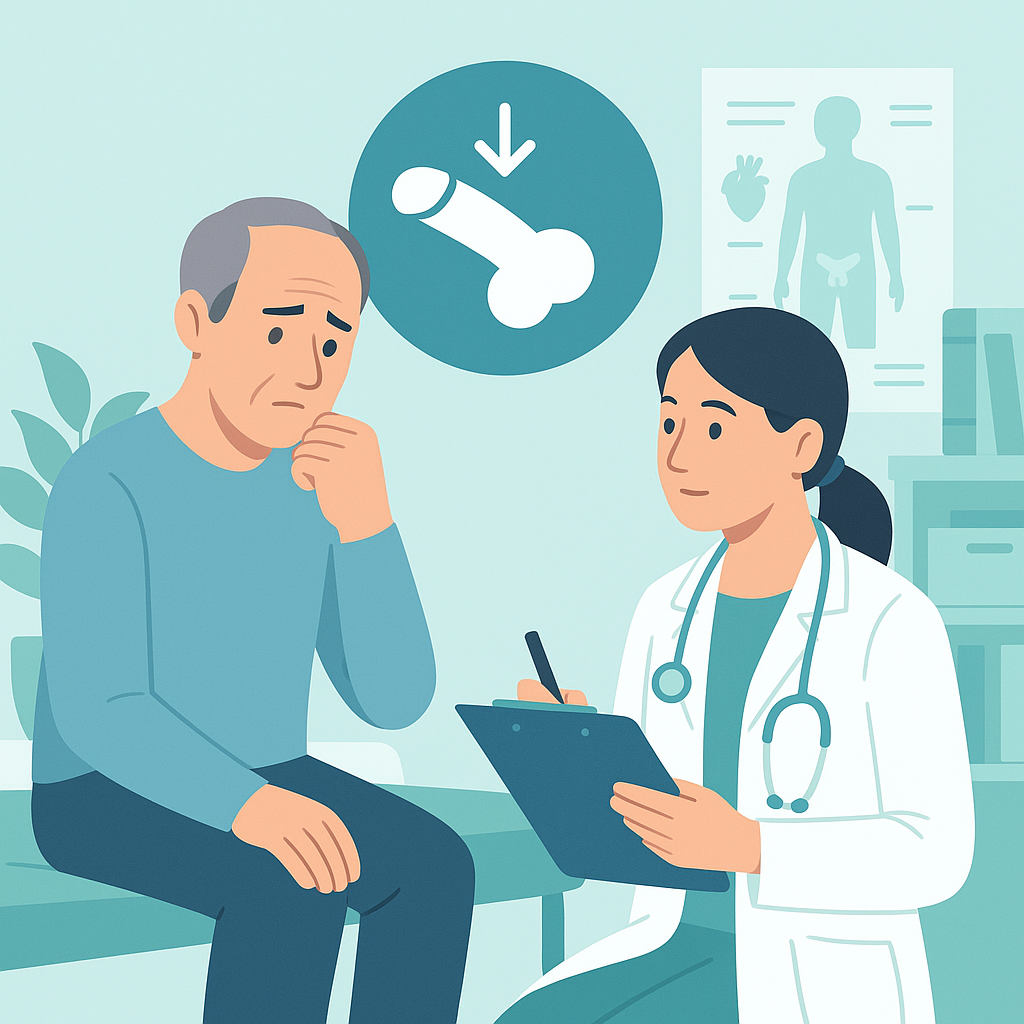 Illustration medicale - Focus sur la dysfonction érectile