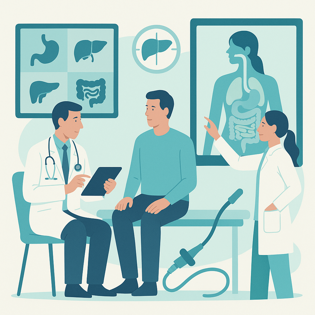 Illustration medicale - Hépato-gastroentérologie : Un exercice et une formation 4.0