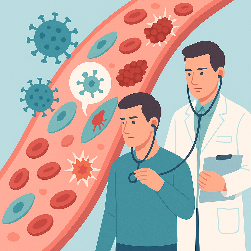 Illustration medicale - Infection à SARS-COV-2 : une maladie endothéliale ?