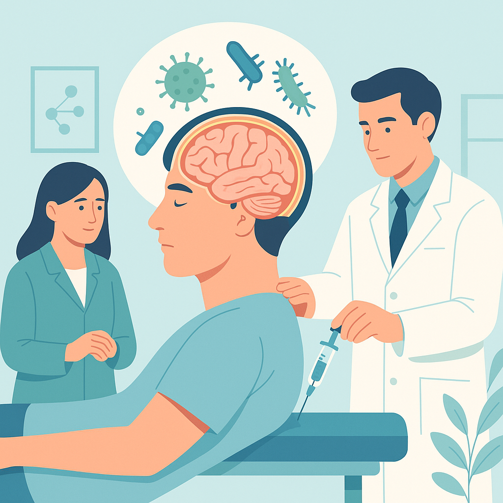 Illustration medicale - Infections neuro-méningées