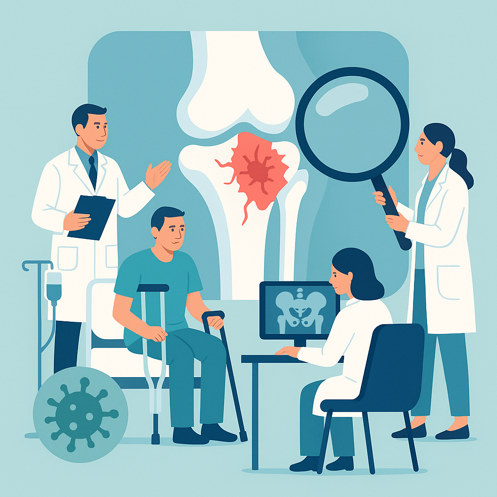 Illustration medicale - Infections ostéo-articulaires