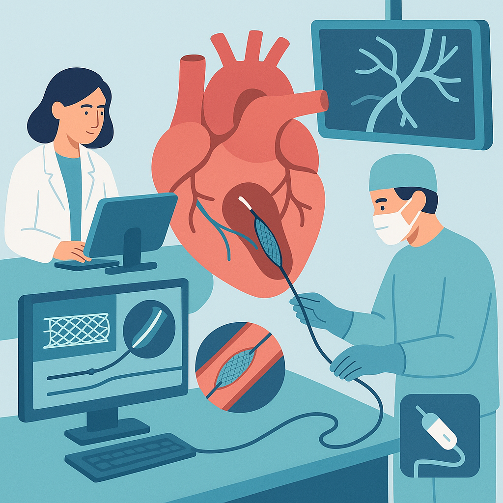 Illustration medicale - Innovations en Cardiologie Interventionnelle