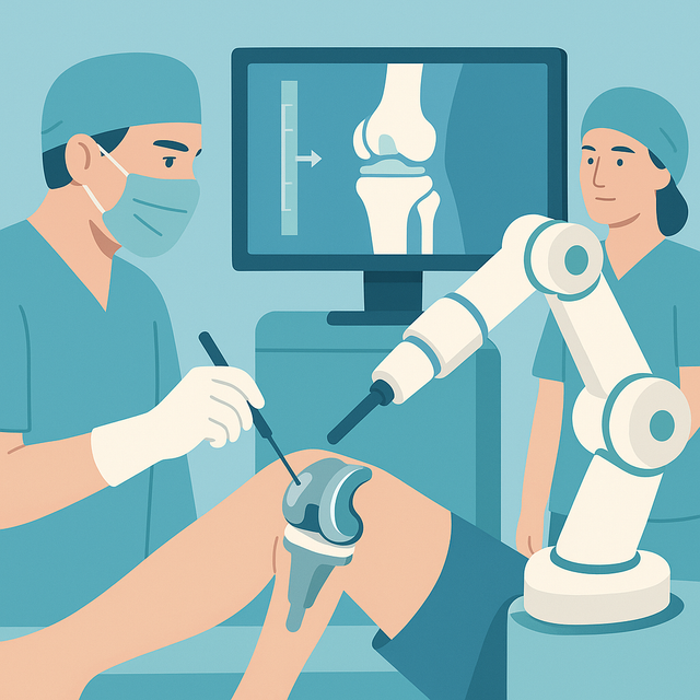 L'apport du robot dans l'arthroplastie du genou