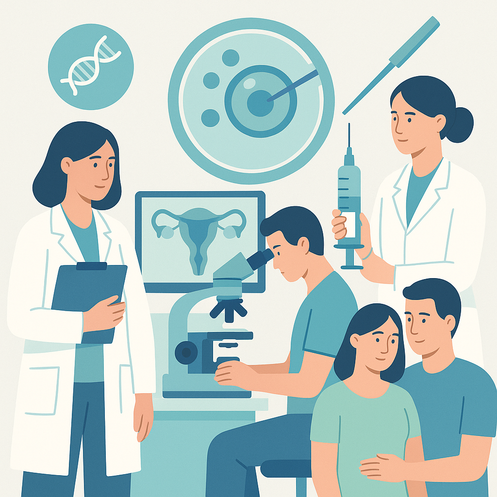 Illustration medicale - L'Assistance Médicale à  la Procréation : 35 ans de révolution procréatique - Avancées thérapeutiques dans l'AMP