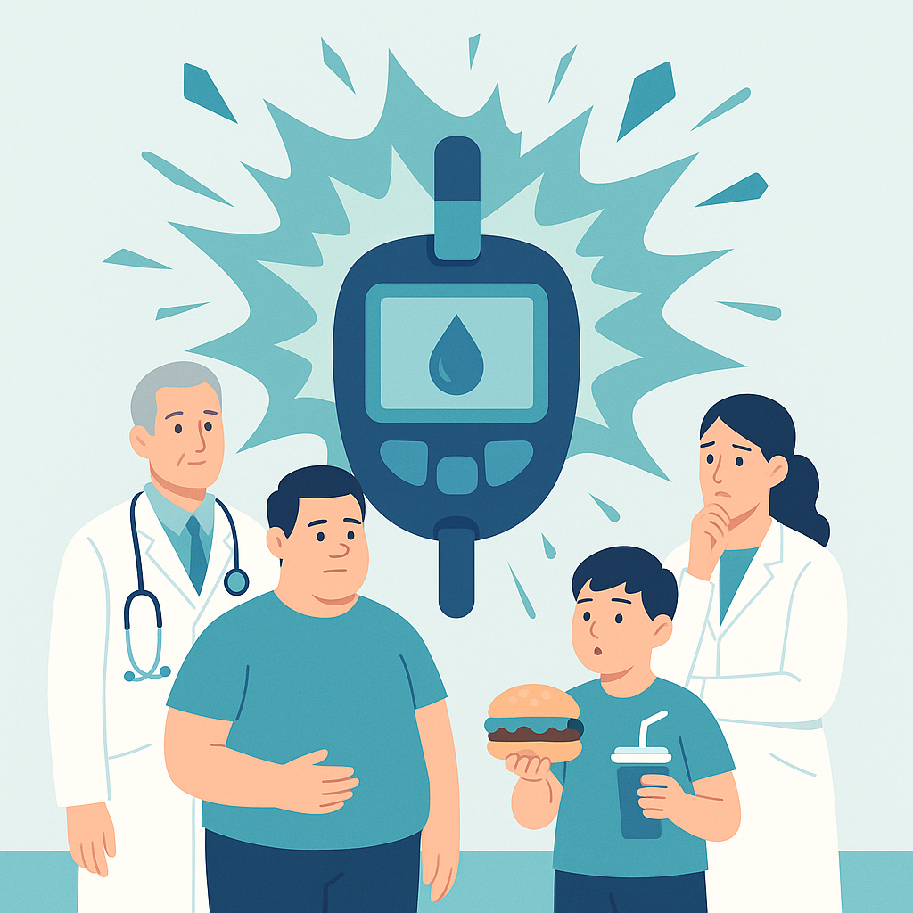 Illustration medicale - L'explosion du diabète : problème de santé publique