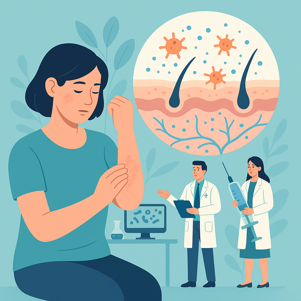 Illustration medicale - La dermatite atopique : les nouveautés