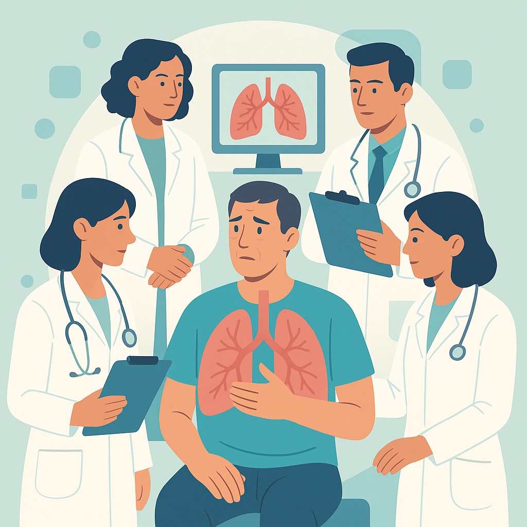 Illustration medicale - La dyspnée : un enjeu clinique commun à tous les pneumologues... et au-delà