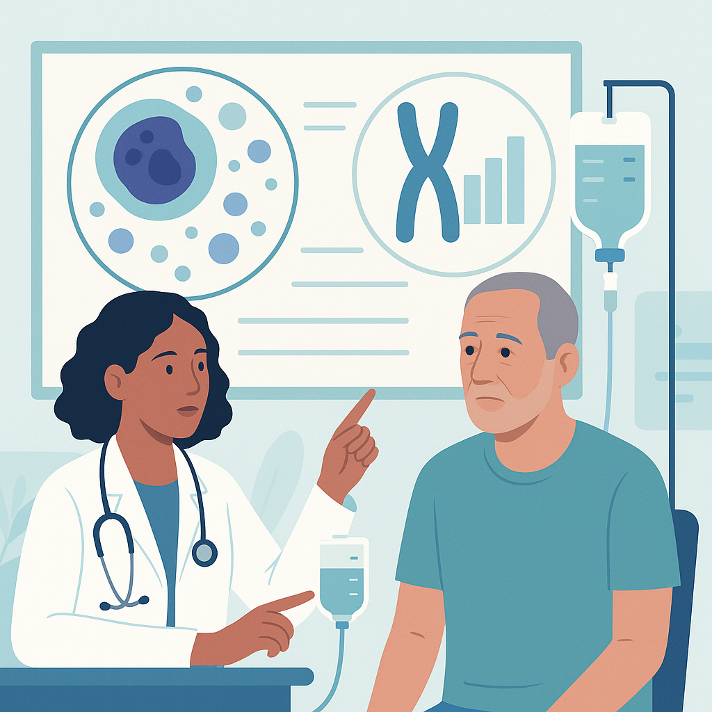 Illustration medicale - La leucémie aiguë lymphoblastique de l'adulte en 2020