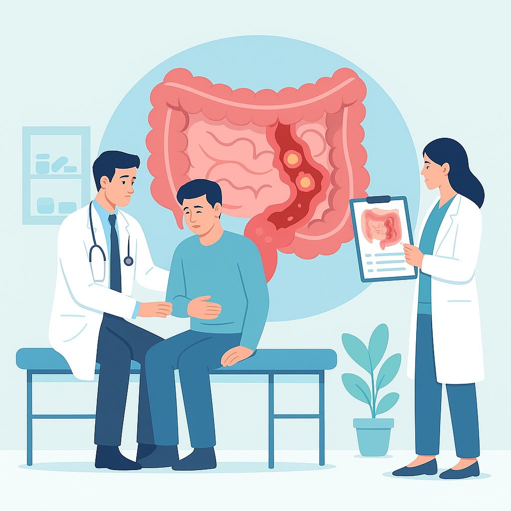 Illustration medicale - La maladie de Crohn en 2018
