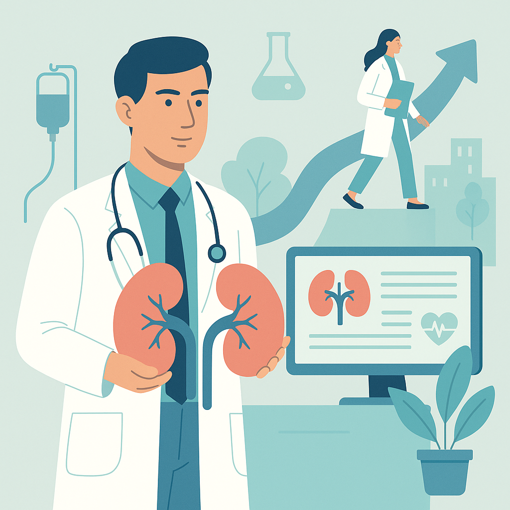 Illustration medicale - « La Néphrologie reste un choix de carrière assurant de belles promesses d'avenir. »