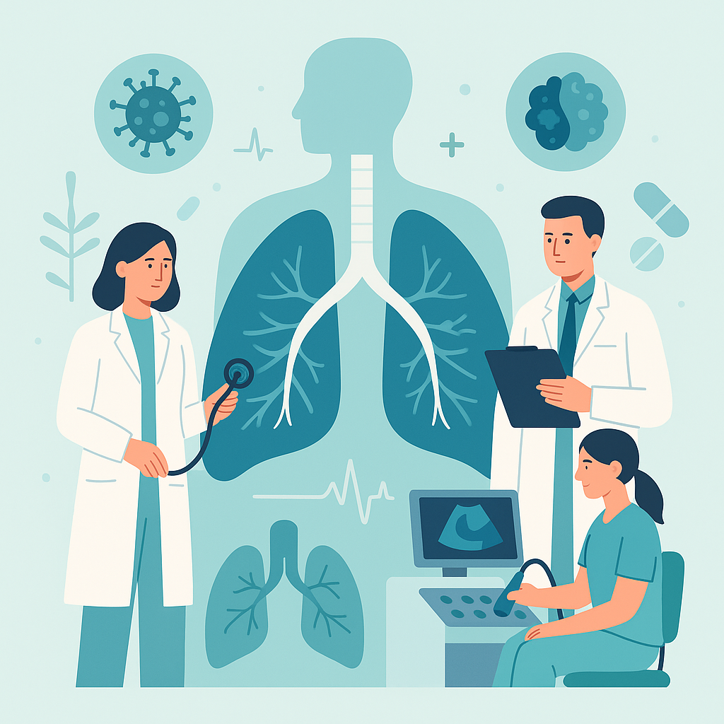 Illustration medicale - La pneumologie