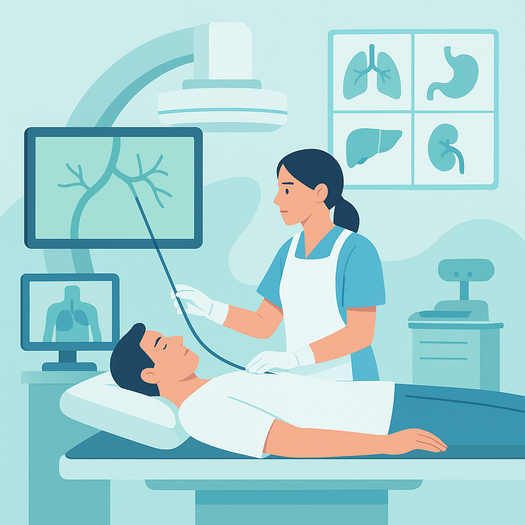 Illustration medicale - La radiologie interventionnelle, spécialité transversale