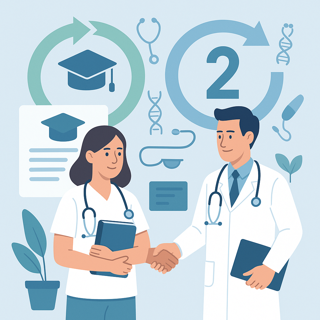 Illustration medicale - La réforme des études médicales du premier cycle et deuxième cycle