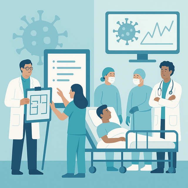 La réorganisation du service de maladies infectieuses et tropicales de l'hôpital Bichat-Claude Bernard face à la pandémie de COVID-19