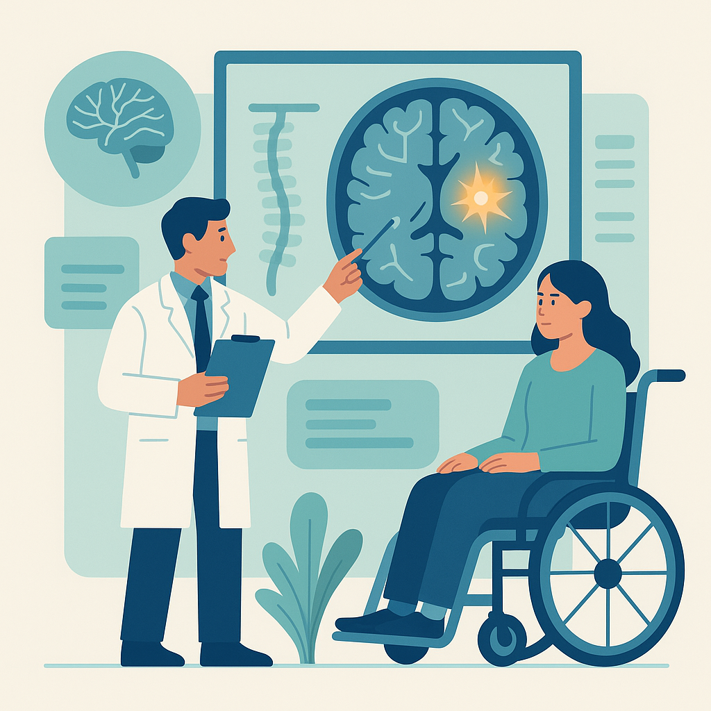 Illustration medicale - La sclérose en plaques en 2019