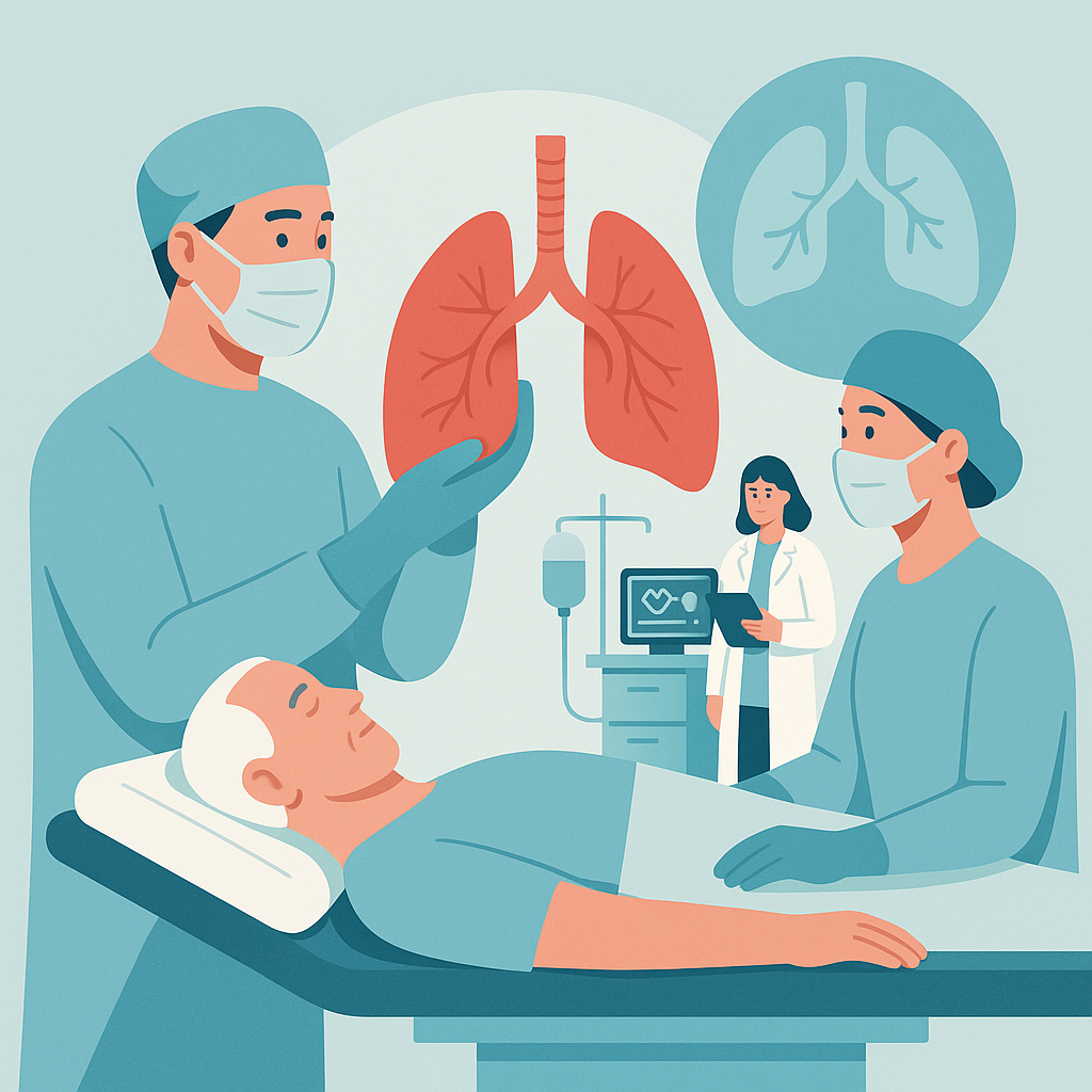 Illustration medicale - La Transplantation pulmonaire: Quoi de neuf ?