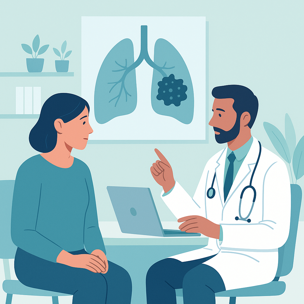 Illustration medicale - Le cancer bronchique non à petites cellules aujourd'hui ?