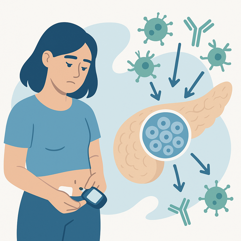 Illustration medicale - Le diabète de type 1, une maladie auto-immune