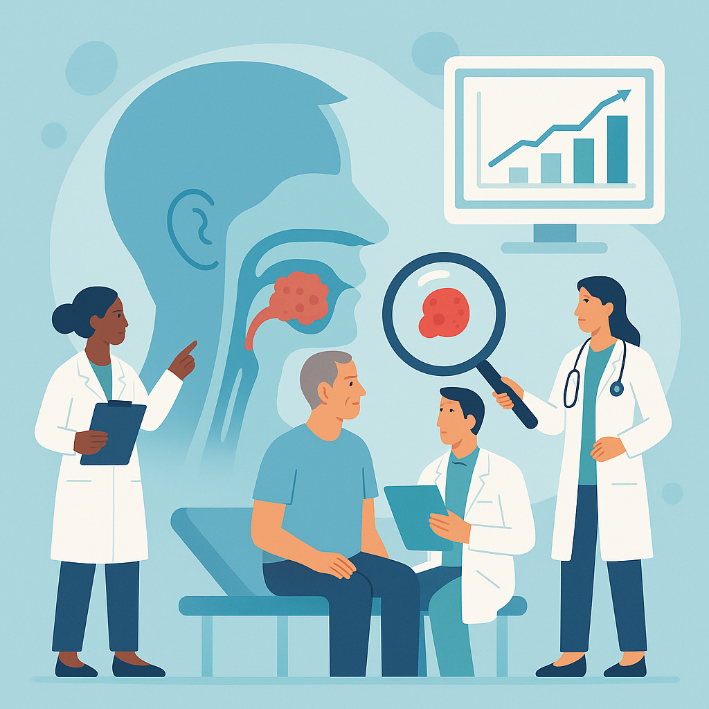 Illustration medicale - Les cancers des voies aéro-digestives supérieures : 20 ans de progrès