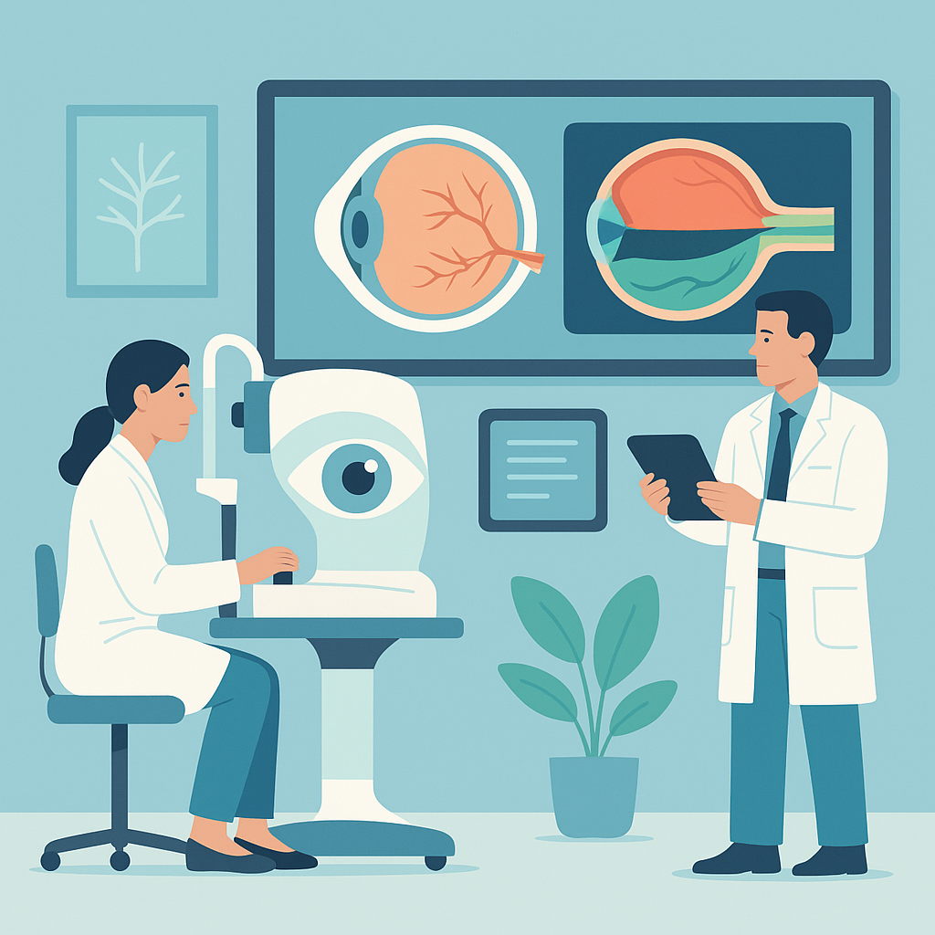 Illustration medicale - Les imageries oculaires de précision histologique