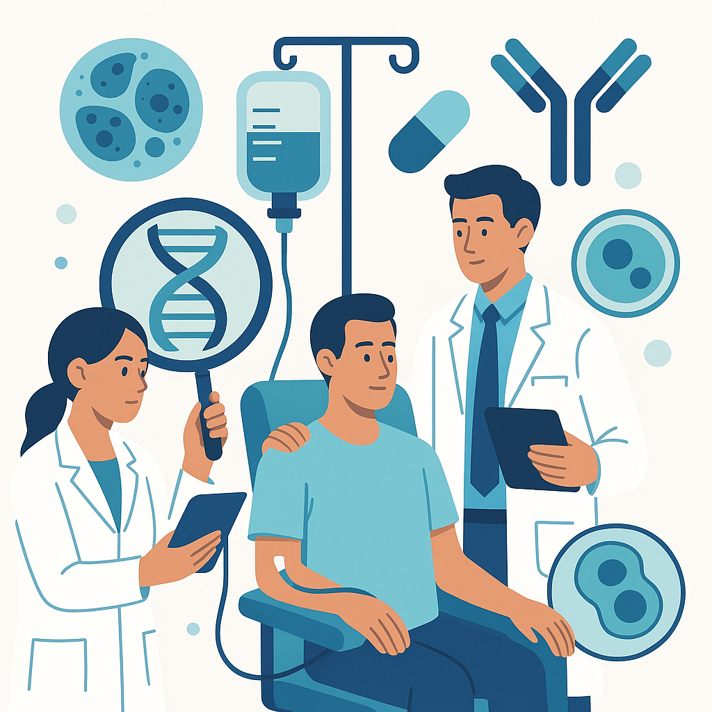 Illustration medicale - Les leucémies aigües : avancées pronostiques et thérapeutiques