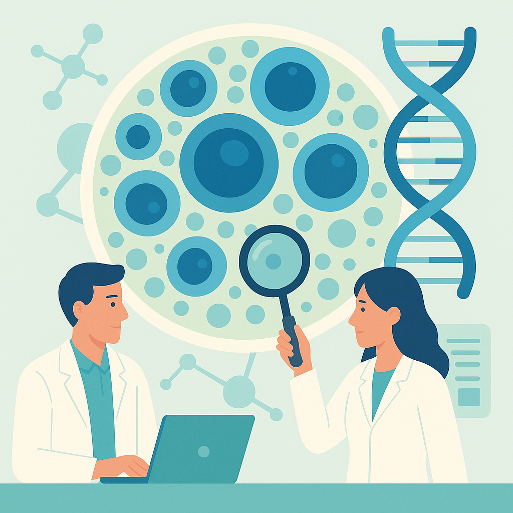 Illustration medicale - Les lymphomes B diffus à grandes cellules (LDGCB)