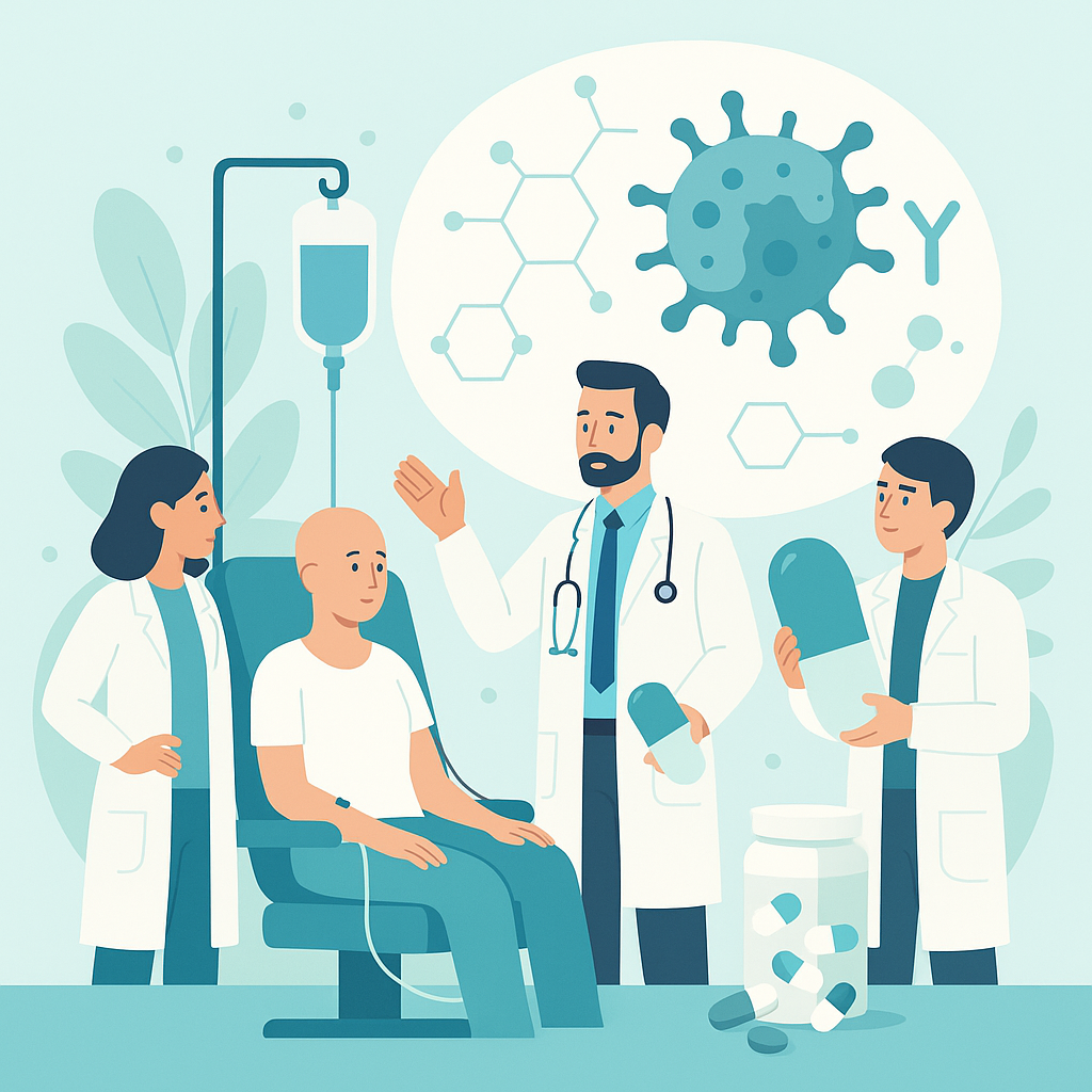 Illustration medicale - Les nouvelles molécules : La place de la chimiothérapie