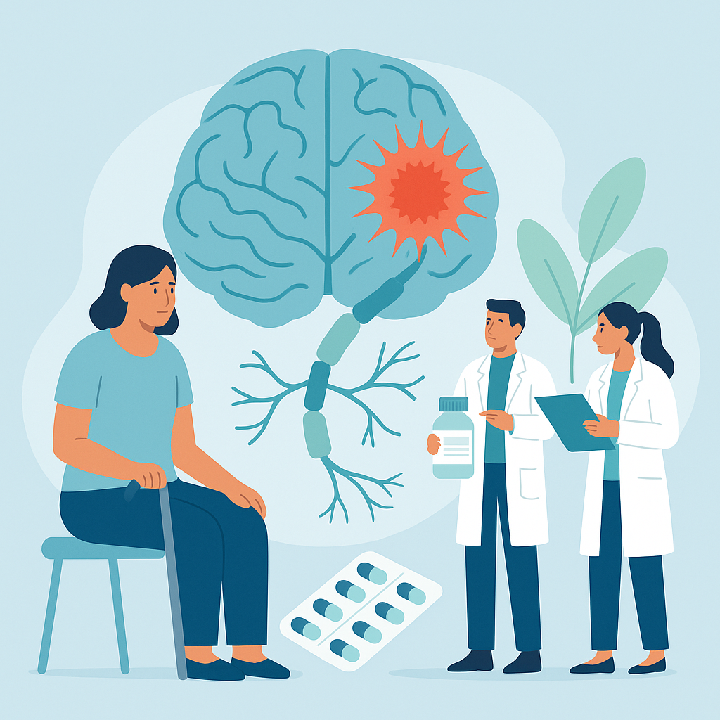 Illustration medicale - Les traitements de fond de la sclérose en plaques