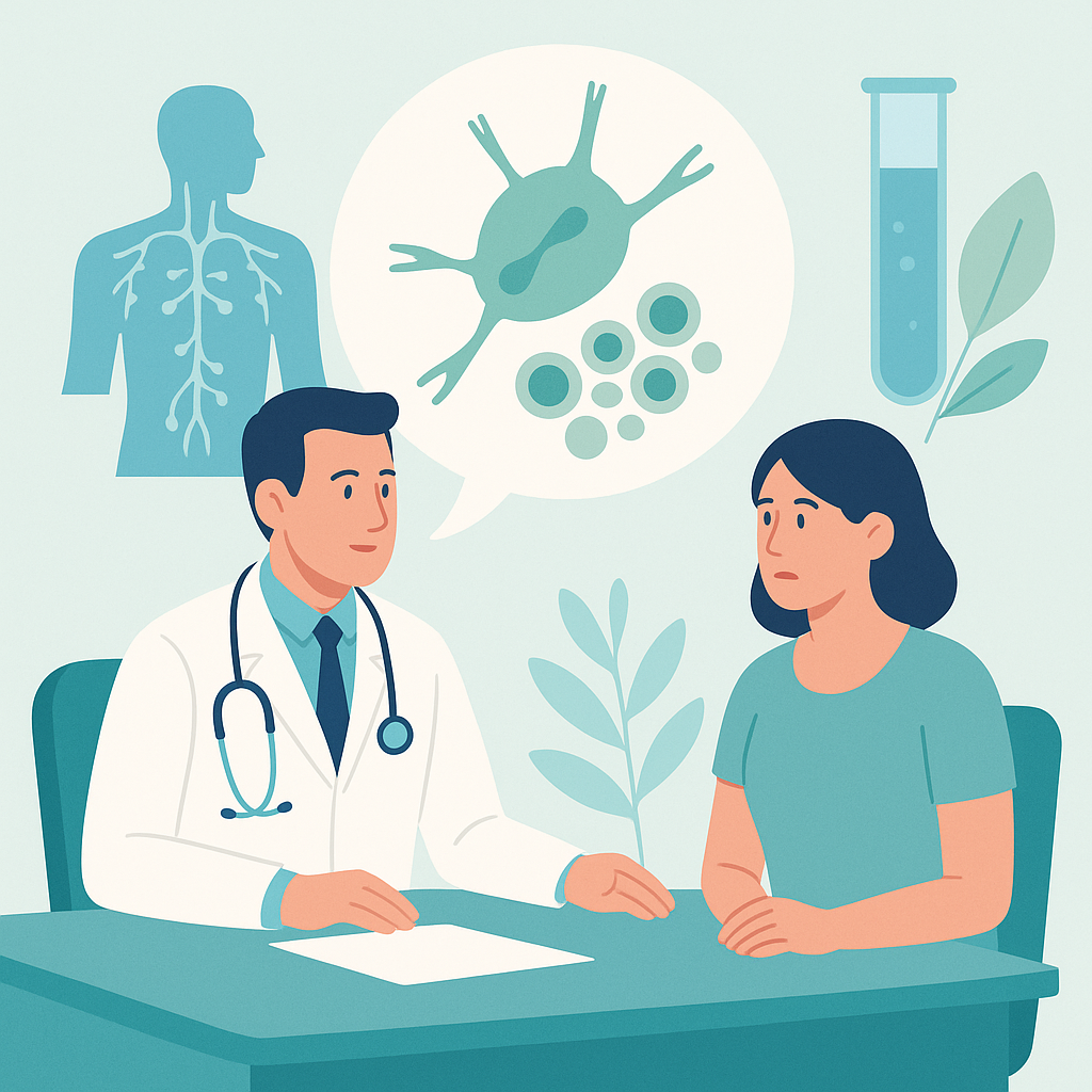 Illustration medicale - Lymphomes indolents : lymphomes de la zone marginale et lymphomes folliculaires