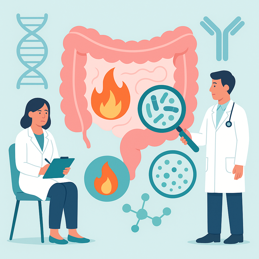 Illustration medicale - Maladies inflammatoires chroniques de l'intestin
