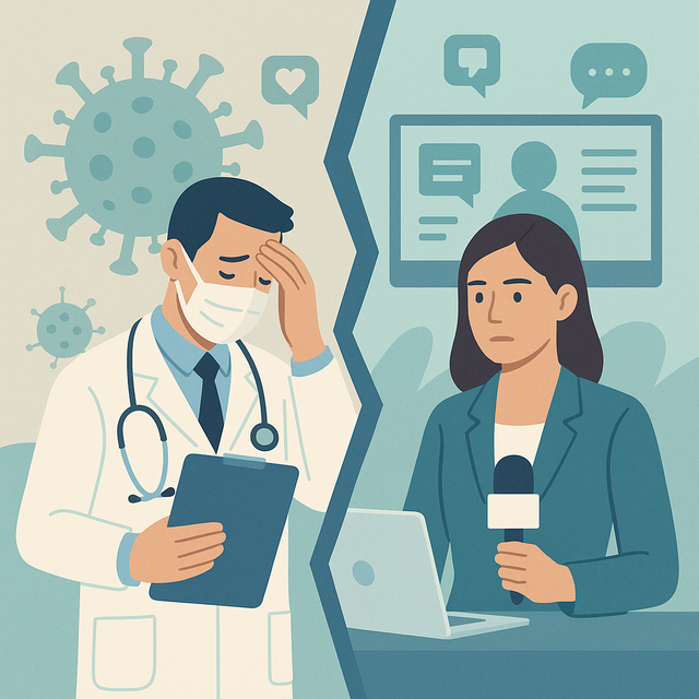 Médecins et médias par temps de Covid : un couple impossible ?
