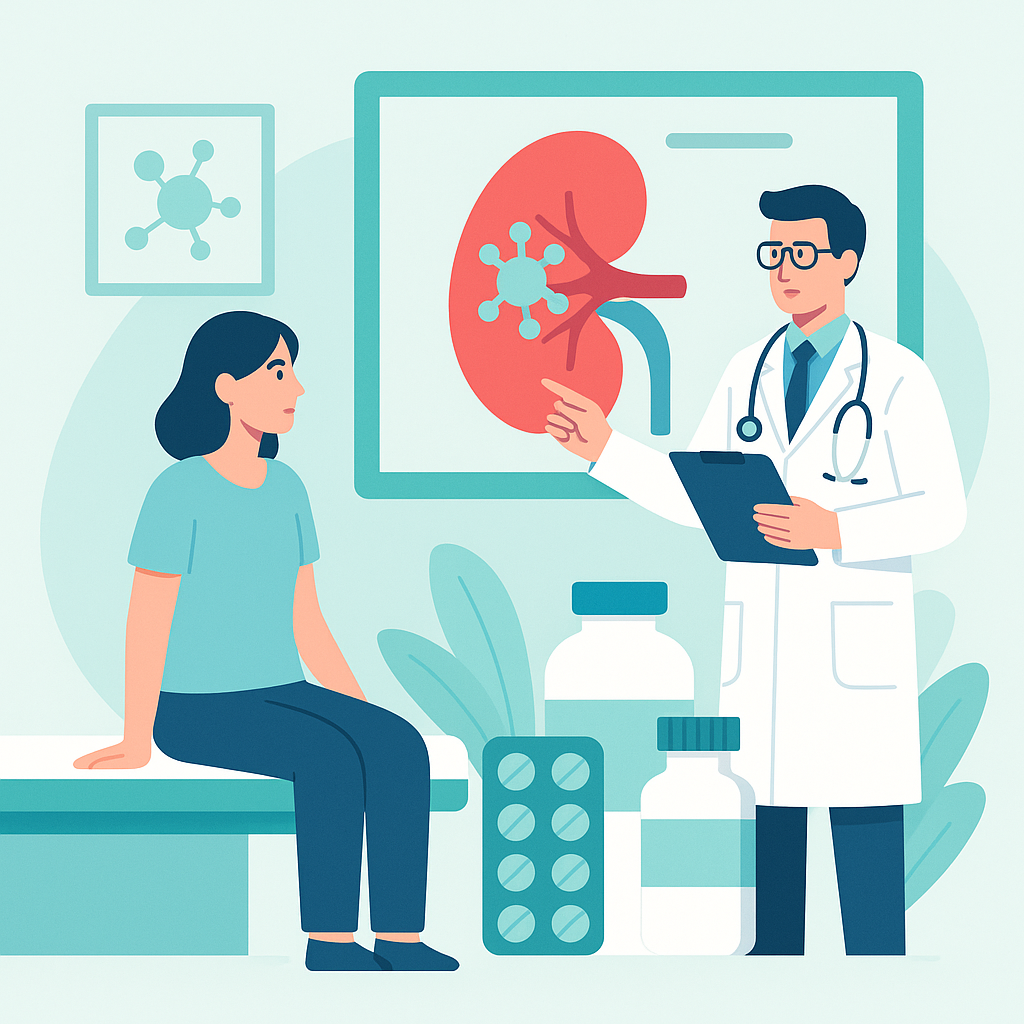 Illustration medicale - Nouveautés dans la néphropathie lupique et le traitement